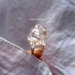 ✨大きな竜鱗糖のリング✨白蛇のタリスマン✶無限の発展✶ring of talisman/KakeraPlants