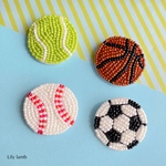 ビーズ刺繍のボール　※受注制作