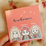 クラシック作曲家ふせん