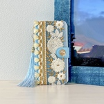 《受注製作》 Blue Flower×White iPhoneケース/スマホケース❁♡ほぼ 全機種対応　
