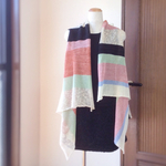 コットンとリネンの機械編みジレ Ｓｐｒｉｎｇ　B　【受注製作】