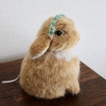 羊毛フェルト　うさぎ🐰垂れ耳💐選べるヘアドレス