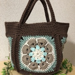 ミニトートバッグ(アフリカンフラワー)