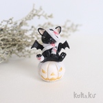 ハロウィンドラキュラにゃんこ（ダーク）