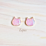 再販♡京都オパールの猫ピアス/イヤリング