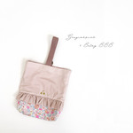 𓃰入園入学セット𓃰シューズバック　グレイッシュピンク×Betsy BimBamBoom（ベッツィビンバンブーン）