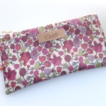 【訳あり】LIBERTY　Ruby　ルビー　04C（レッドパープル系）ビニコのぺたんこポーチ　★通帳ポーチ、ペンケースに♪