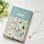 【SALE】四六判 ◆花と猫◆ブックカバー