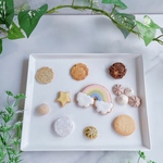 幸せの虹🌈のクッキーアソート【 乳製品使用✨米粉クッキーアソート 】 [ グルテンフリー   小麦・卵・ナッツ類不使用]