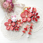 受注製作品🌸小さいお子様向け🌸つまみ細工　髪飾り　七五三