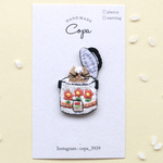 《受注生産》炊飯器ネコブローチ𓃠