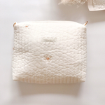 大きなヌビポーチ　デイジー刺繍