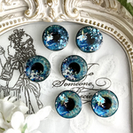 アイチップ　レジンアイ　14mm 　ご予約品です　☆キラキラ・スタンダードS/J@N   ブルー　アイシードール　ブライス　