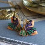 【miko7ken様専用】横向き蝶々のピアス
