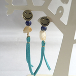 【SALE】にこちゃんストーンタッセルピアス