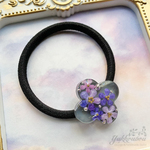 【sale】＊Wildflowers（グレーパープル）ヘアゴム/ポニーフック選択可＊