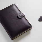 衝撃吸収 本革 iPad MINI 7 6 5 クッション ケース カバー Purple