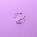 【再販】希少！エンジェルラダークォーツ 天然石ワイヤー リング