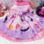 g-382085様オーダー専用カートです❣️ハロウィン🎃ピンクカラーワンピース　犬服ハロウィン　犬ワンピースハロウィン
