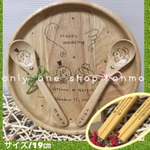 ＊木製トレー&スプーン&お箸３点セット¥3800