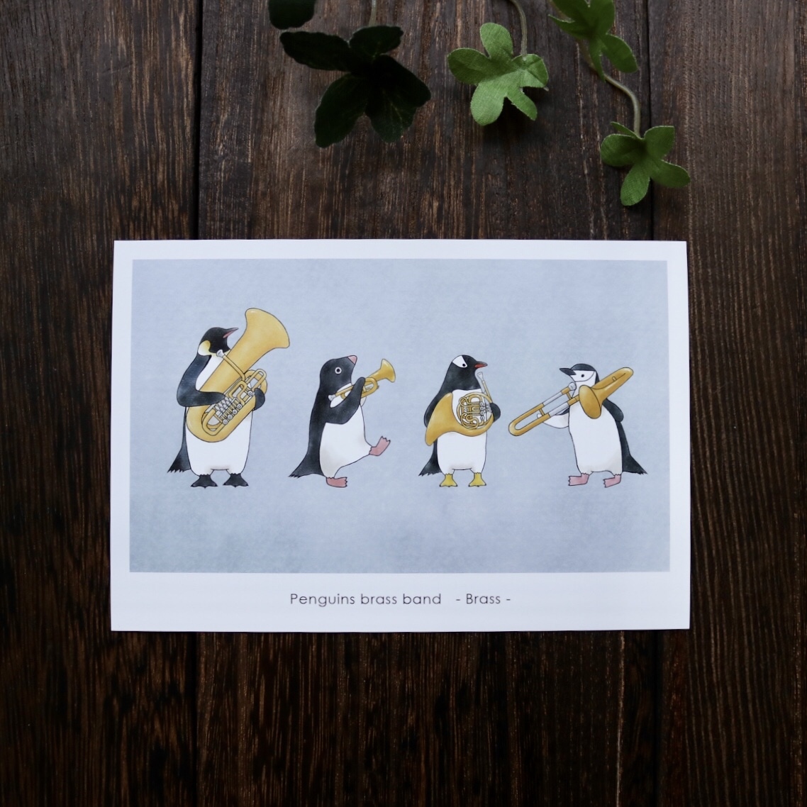 ペンギン　カード　額縁 ペンギンカード額縁