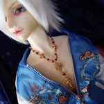■ ネックレス Metal Cross 赤金 ■ SDGr Boy～70㎝ Boyドールサイズ