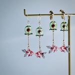 風鈴金魚 ゆらゆらピアス(イヤリング) カラーBタイプ