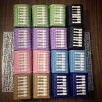 【ansn618様専用 オーダー作品】🎼クラフトバンドのピアノ柄🎹ペン立て♪16個