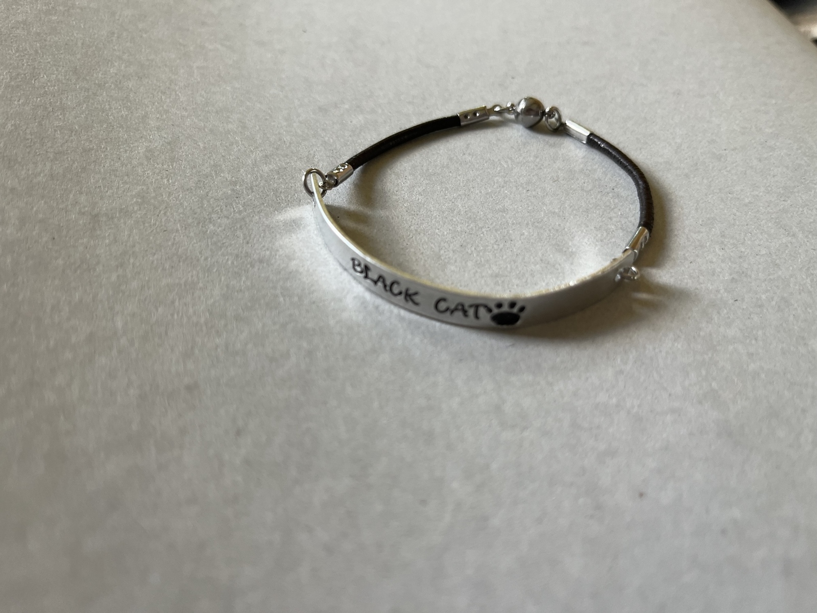 刻印を入れて作る、レザー×金属ブレスレット❣️ - BLACKCAT 