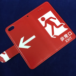 非常口柄iPhoneケース