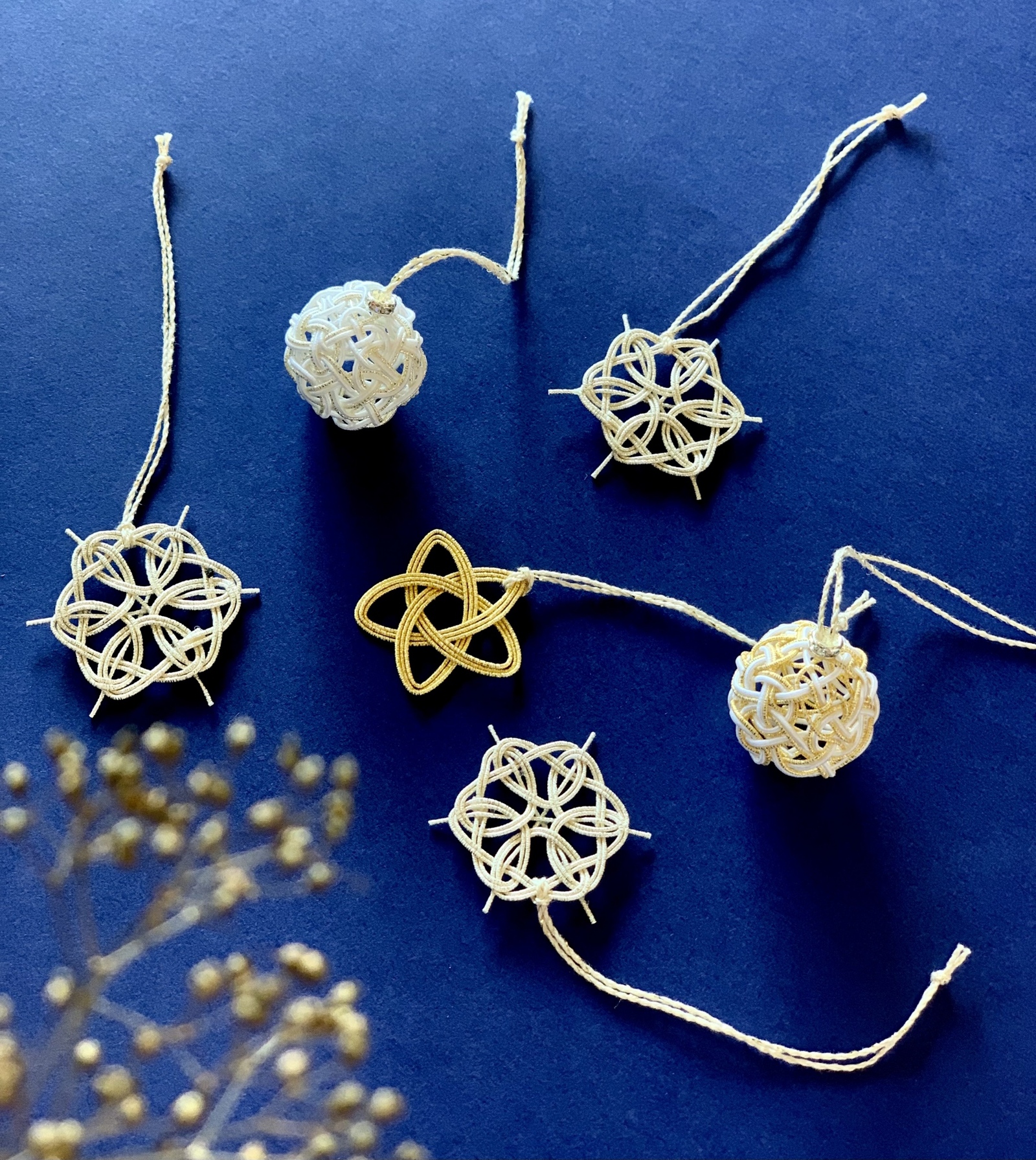 717) 水引 雪の結晶