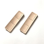 【ヌメ革製ショルダー用アタッチメント】２枚セット（幅３ｃｍ×長さ１０ｃｍ）送料込価格