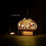 電池式lamp　深夜の森