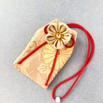 （金菊紋）元巫女が作るお守り袋