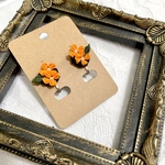 金木犀のイヤーアクセサリー