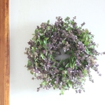 トゥルシーの香る花穂リース
