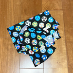 ブラックサッカー★給食セット★お名前タグ付き★給食ナフキン40×60★ランチョンマット　小学校