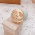 【送料無料❤︎】★再販★シーリングスタンプ　ヘッド　アンティーク　手紙　招待状　ハンドメイド　ハロウィン
