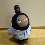 ラボット服 / 前開き襟付きシャツ・ブルー