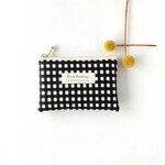 ミニ ポーチ　＊カードケース　/black check