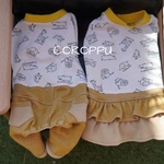 現品限り!ラグランＴシャツセットアップワンちゃんお洋服