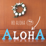ウッドオブジェ　ALOHA