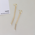 再販 シンプルバーのピアス