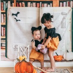 🧹📖魔法の書マット  ハロウィンタペストリーに♪簡単おうちスタジオ  ハロウィン 飾り