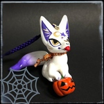 【限定】ハロウィンお狐ストラップ