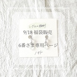 9/18 選べる福袋◯ 6番さま専用ページ