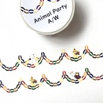 【3個まで】『Animal Party A/W』コラボマスキングテープ