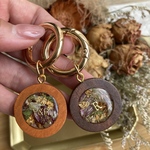 wood＆flower キーチャーム 