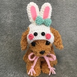 2023年卯年❤️うさぎの帽子❤️小型犬用帽子・猫用帽子