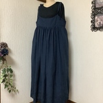 ネイビー　スカラップレース　キャミ💕